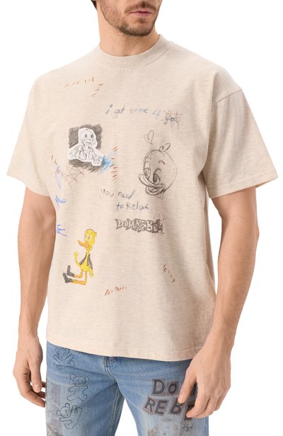 Хлопковая футболка DOMREBEL, арт. BEAKER/T-SHIRT, фото 3