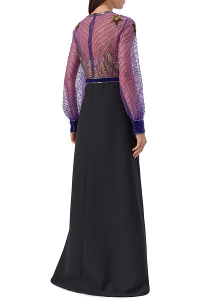 Шелковое платье VALENTINO, арт. 8B3VDLG0/1CF, фото 3