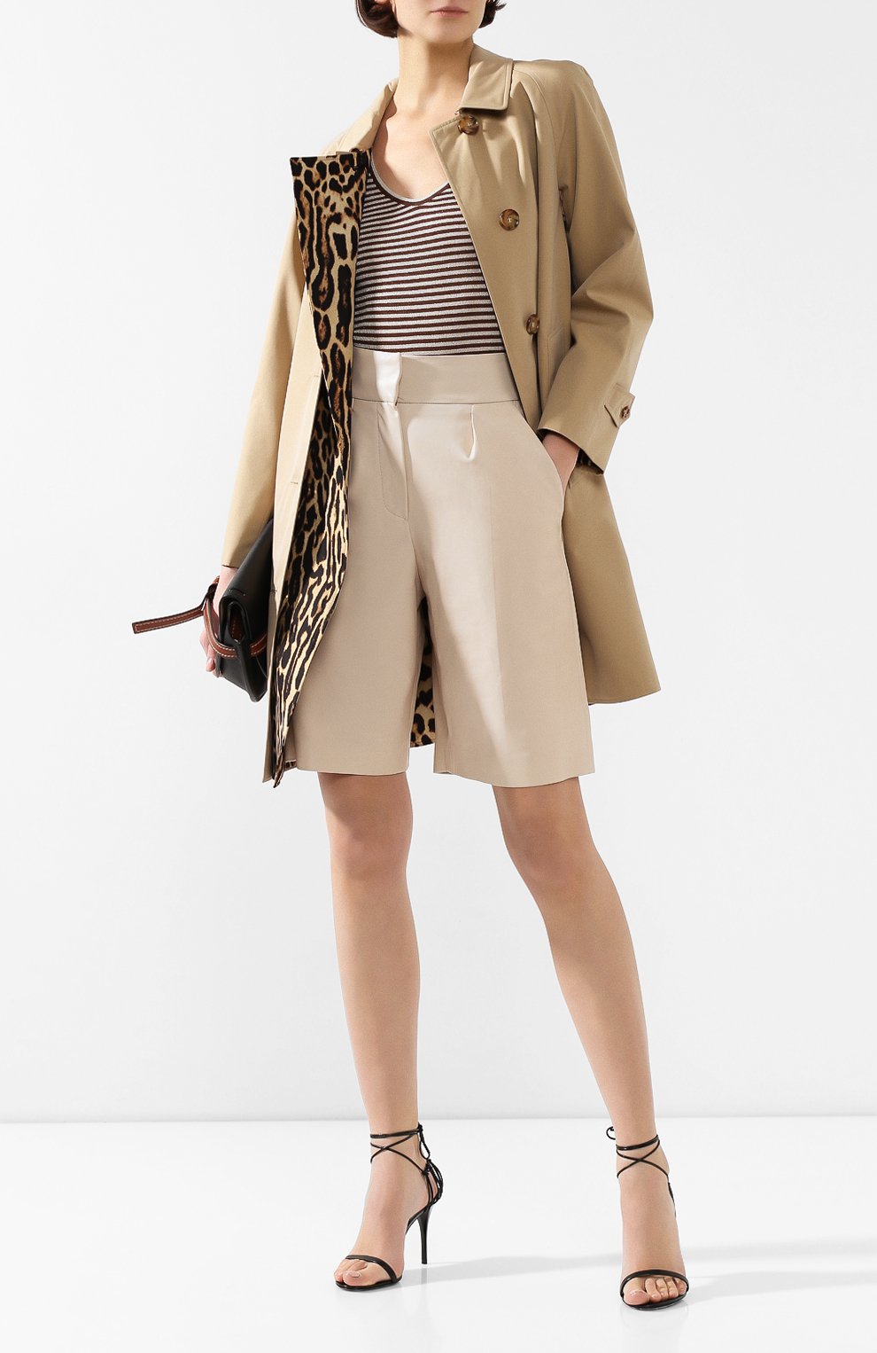 Кожаные шорты BRUNELLO CUCINELLI, арт. M0TANP7215, фото 2