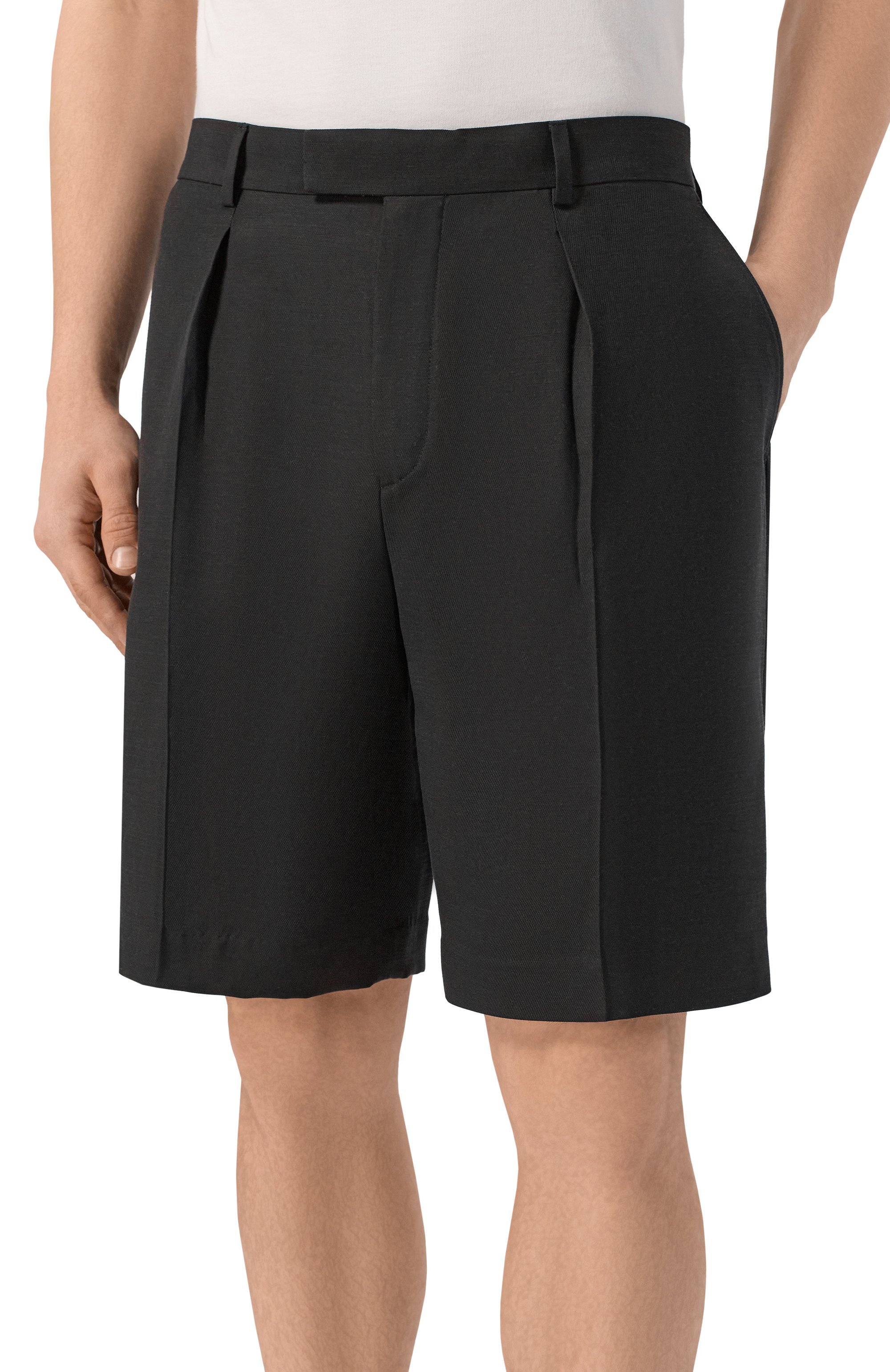 Шорты из вискозы и лиоцелла 12 STOREEZ, арт. 137933, фото 3