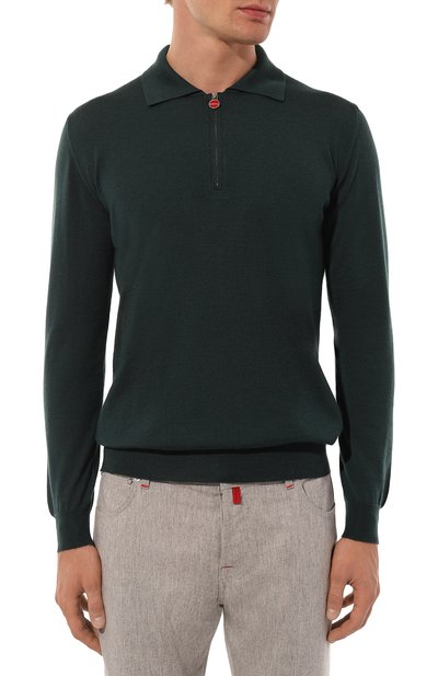 Поло из кашемира и шелка KITON, арт. UMKX05ZK140, фото 3