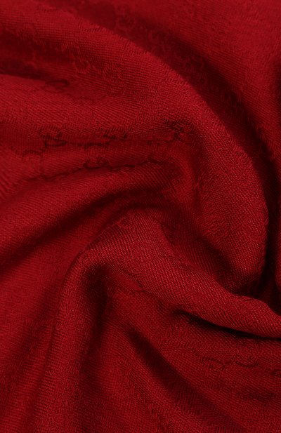 Платок из шерсти и шелка с бахромой GUCCI, арт. 418221/4K646, фото 2