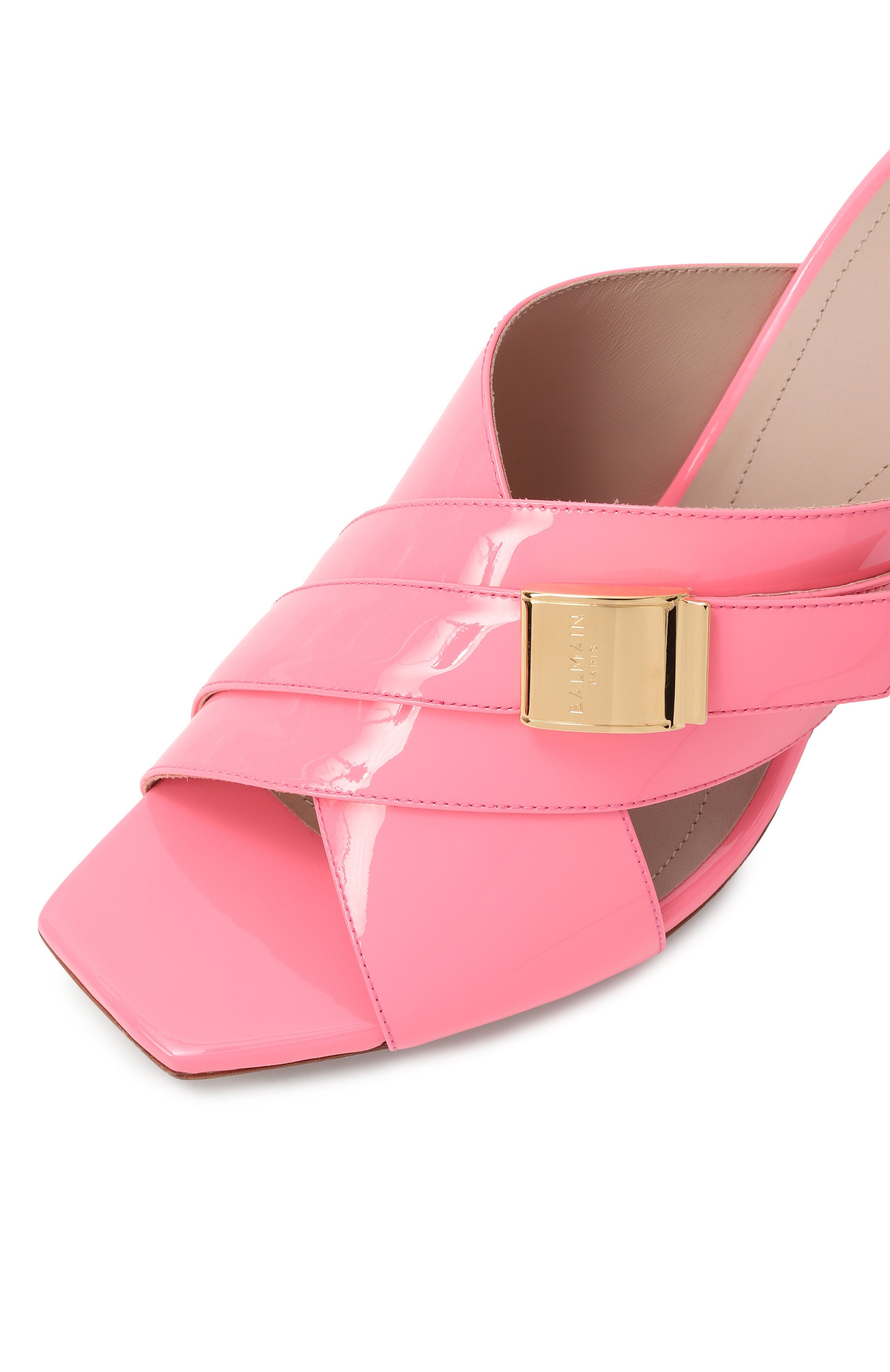 Лакированные мюли uma BALMAIN, арт. CN1UR978/LPAT, фото 7