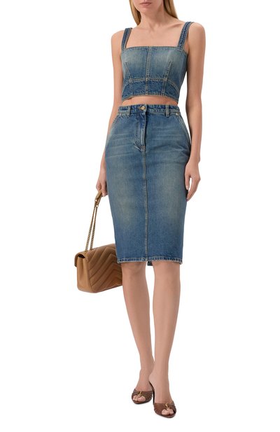 Джинсовая юбка ELIE SAAB, арт. SK320/D0002, фото 2