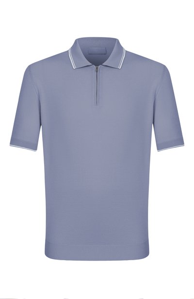 Мужская поло из хлопка и шелка MVST, арт. M26.CSM.K425