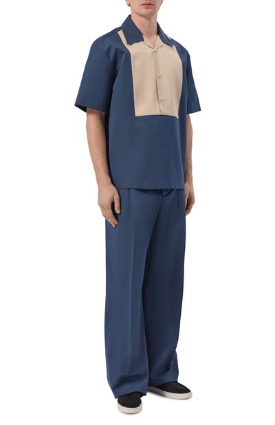 Брюки из хлопка и шелка JIL SANDER, арт. J22KA0327/J45266, фото 2