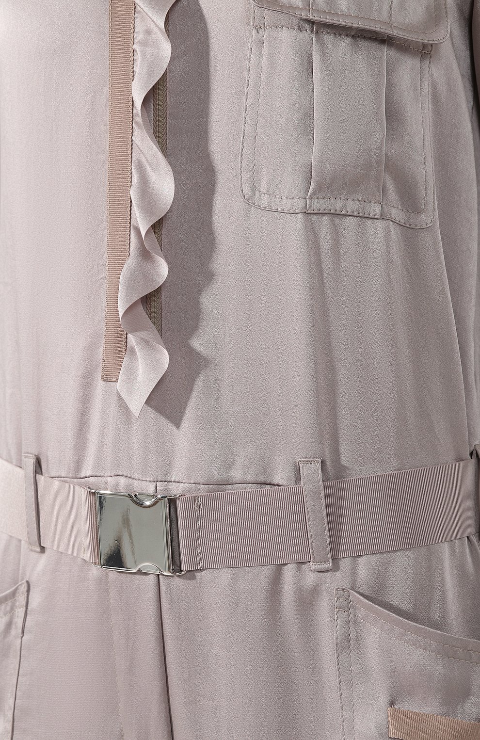 Комбинезон с поясом REDVALENTINO серого цвета по цене 79950 руб., арт. RR3VEA15/HGA, фото 5 Комбинезон с поясом REDVALENTINO, арт. RR3VEA15/HGA, фото 5