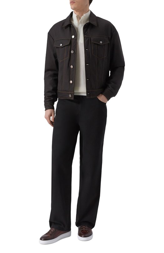 Шерстяная куртка Emporio Armani EM001951/AF19257 Коричневый  EM001951/AF19257 Фото 2