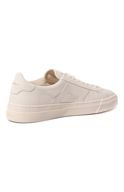 Кожаные кеды gloria SANTONI белого цвета по цене 74650 руб., арт. MBGT21779PNNGSL7I20, фото 5 Кожаные кеды gloria SANTONI, арт. MBGT21779PNNGSL7I20, фото 5