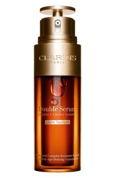 Комплексная омолаживающая двойная сыворотка c легкой текстурой double serum light texture (50ml) CLARINS бесцветного цвета, арт. 80093147 | Фото 1 (Обьем косметики: 100ml; Тип продукта: Сыворотки; Назначение: Для лица)