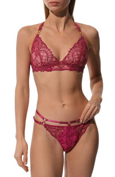 Трусы-слипы BORDELLE малинового цвета по цене 35150 руб., арт. MARI 0PEN BACK BRIEF, фото 2 Трусы-слипы BORDELLE, арт. MARI 0PEN BACK BRIEF, фото 2