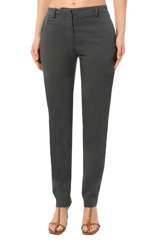 Хлопковые брюки Giorgio Armani 4SHPP130/T03B3 Серый  4SHPP130/T03B3 Фото 3