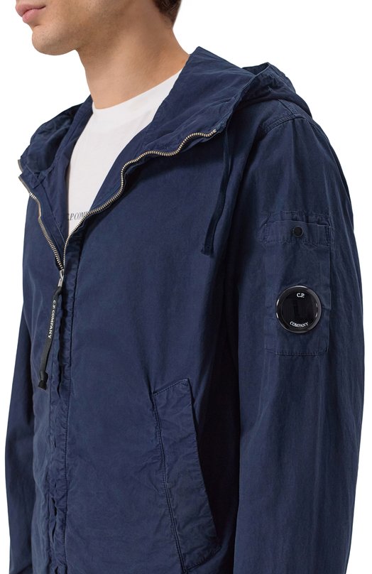 Хлопковая куртка C.P. Company 20CM0W075A/110324G Синий  20CM0W075A/110324G Фото 5