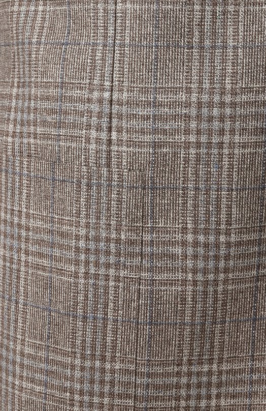 Пиджак из шелка и шерсти Corneliani 25X002-2516215 Бежевый  25X002-2516215 Фото 8