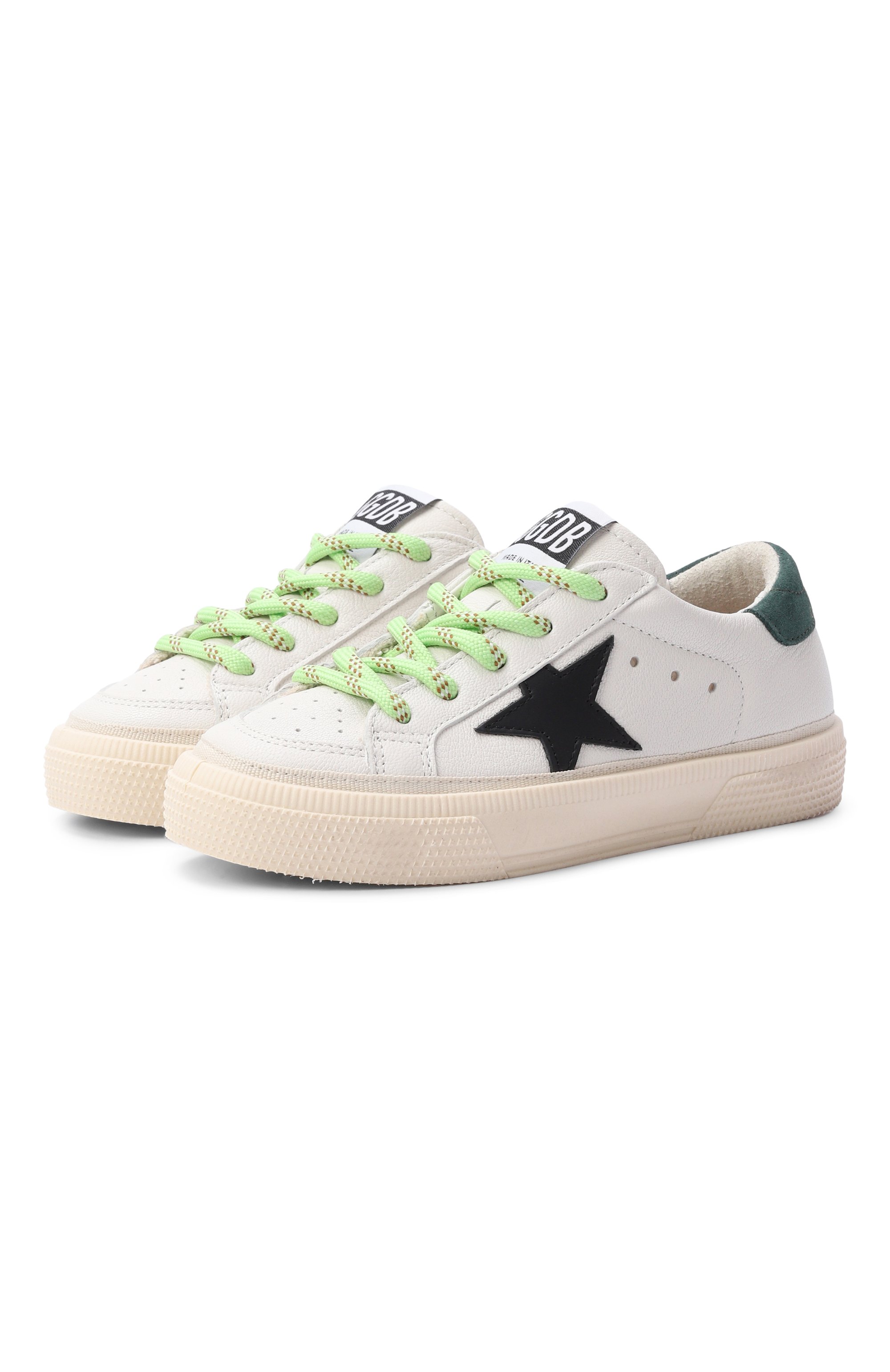 Кожаные кеды may GOLDEN GOOSE DELUXE BRAND, арт. GYF00496.F008670, фото 1