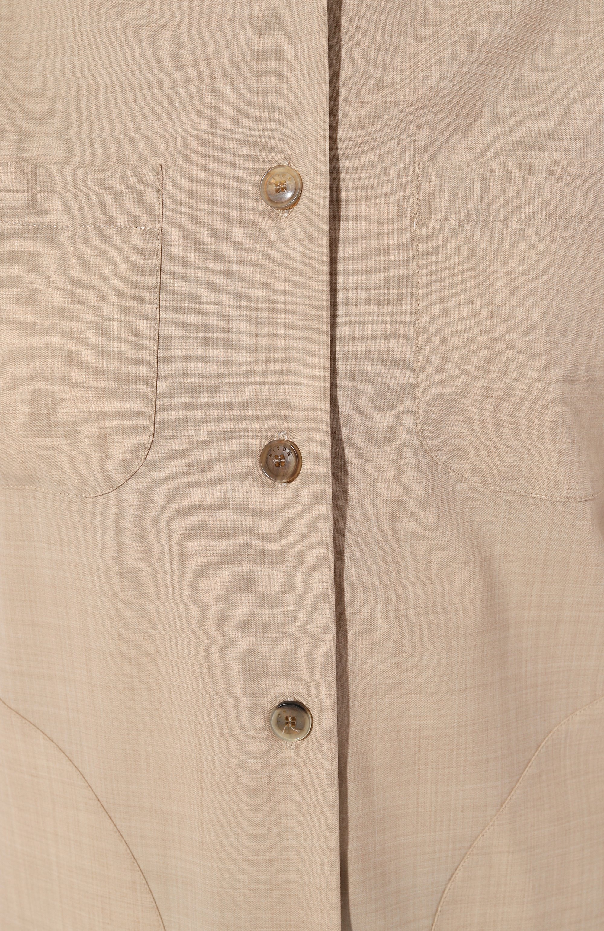 Шерстяная рубашка KITON, арт. D50429K09T03, фото 5