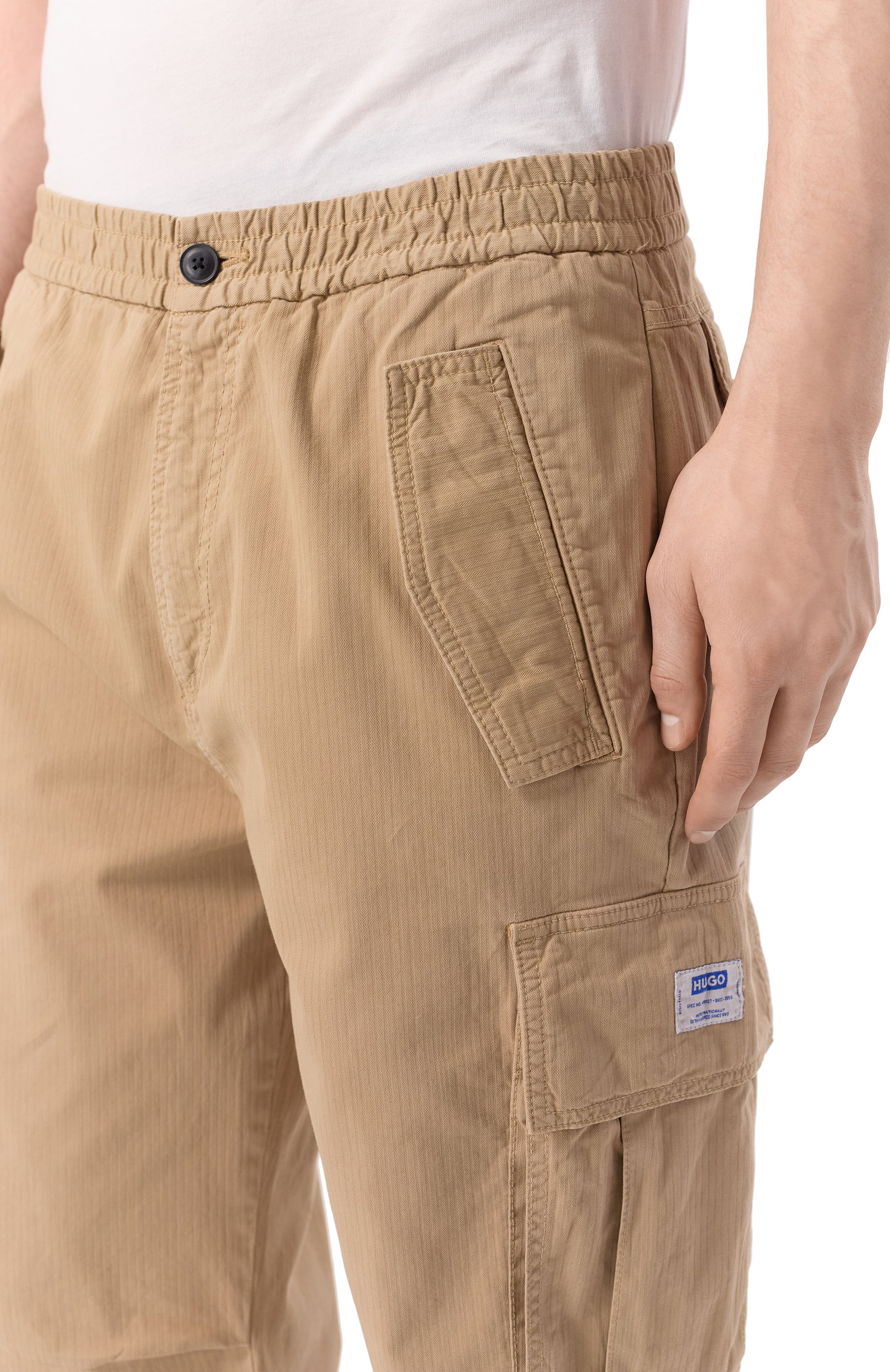 Хлопковые брюки-карго HUGO BLUE, арт. 50539092, фото 5