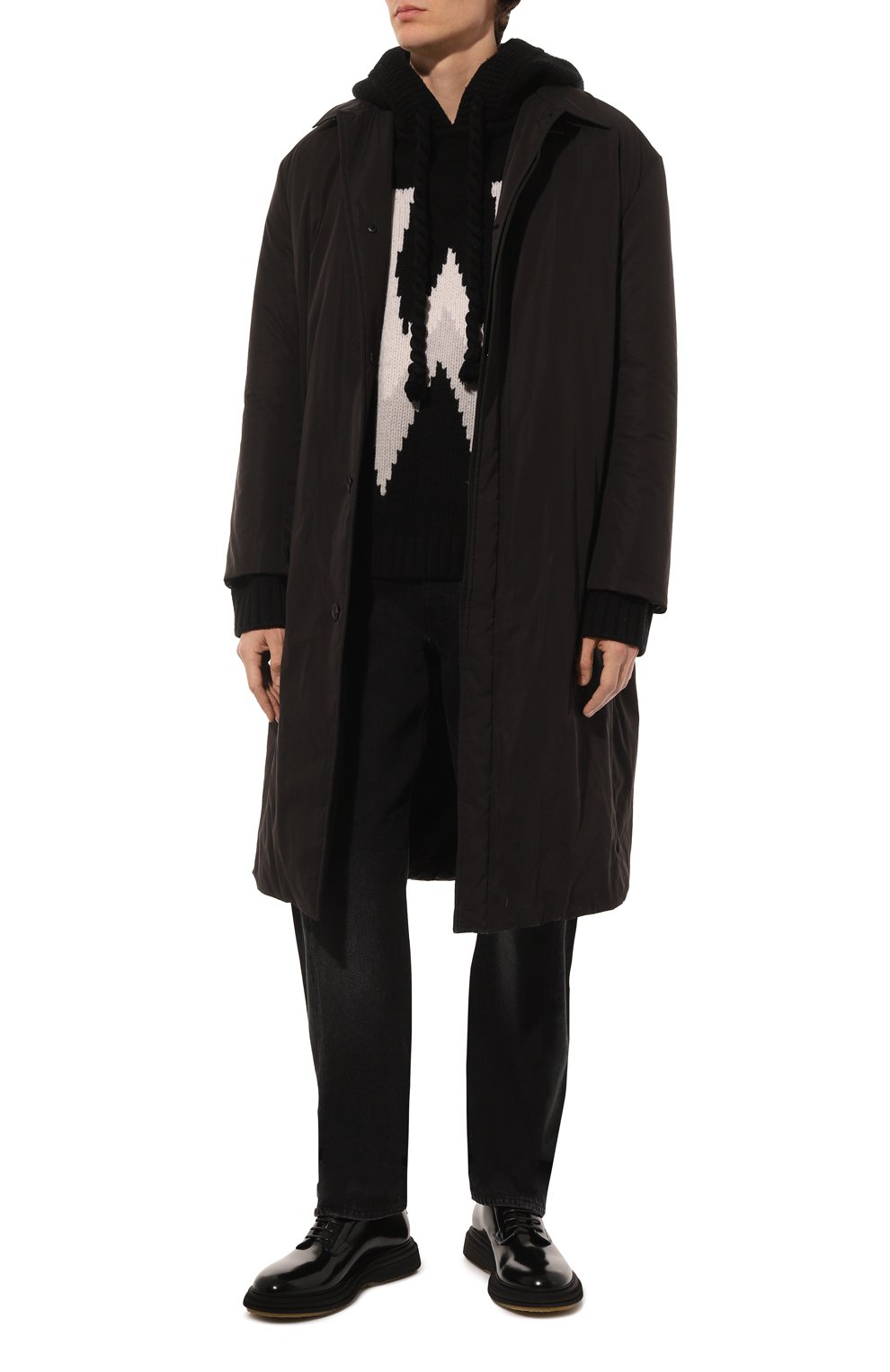 Джинсы TRUSSARDI черного цвета по цене 22000 руб., арт. 52J00121-1T006232-C-002, фото 2 Джинсы TRUSSARDI, арт. 52J00121-1T006232-C-002, фото 2