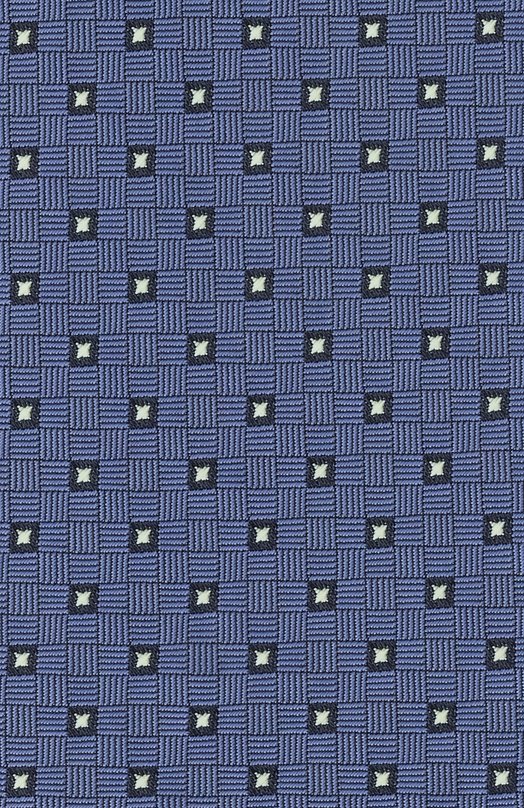 Шелковый галстук Zilli CRAV02M0600VMGY00 Синий  CRAV02M0600VMGY00 Фото 4