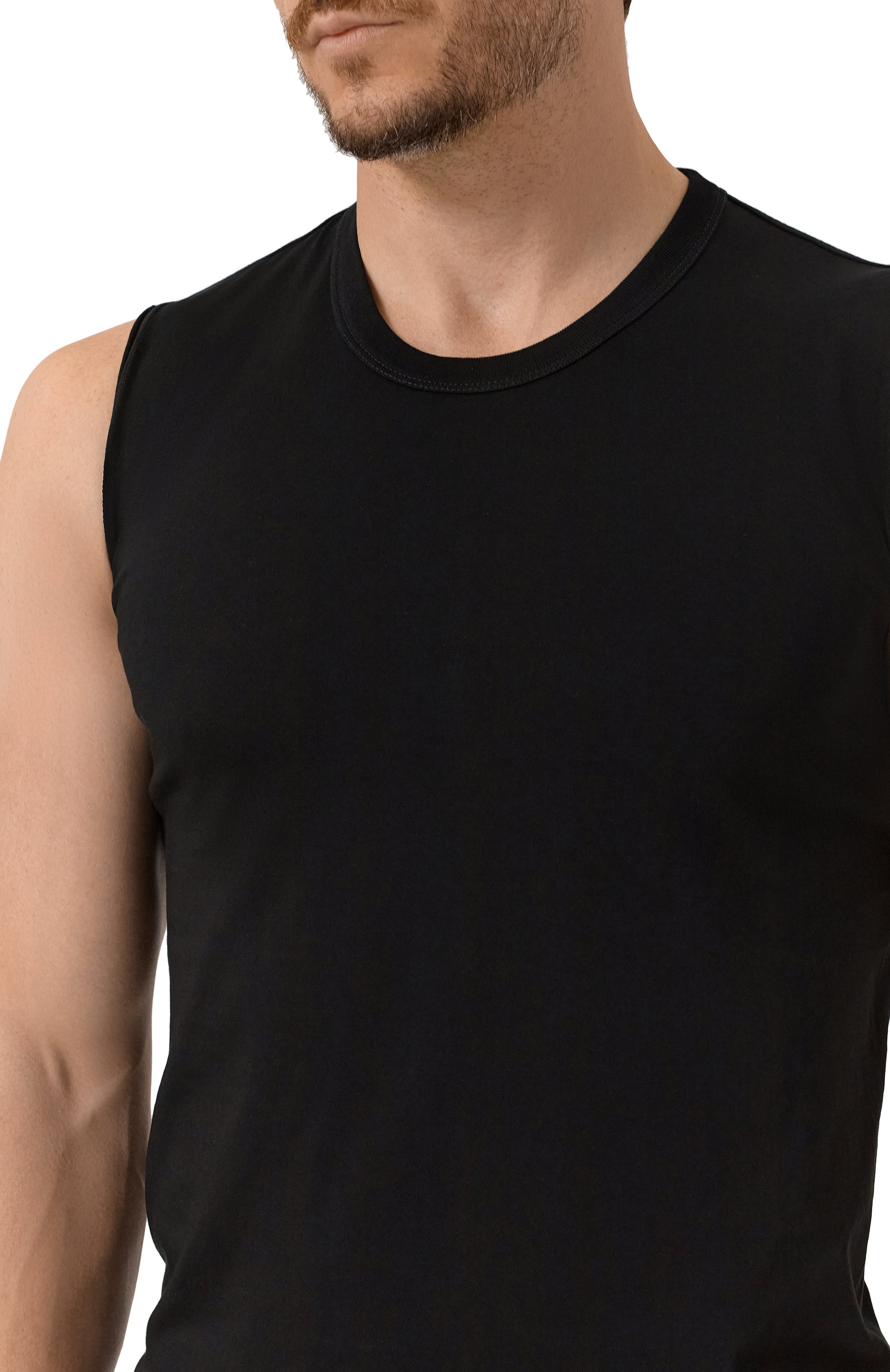 Хлопковая майка RICK OWENS, арт. RU02E1151/JA, фото 5