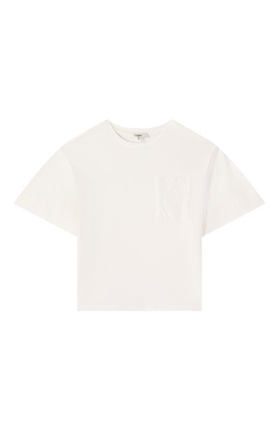 Хлопковая футболка CHLOÉ, арт. C20494