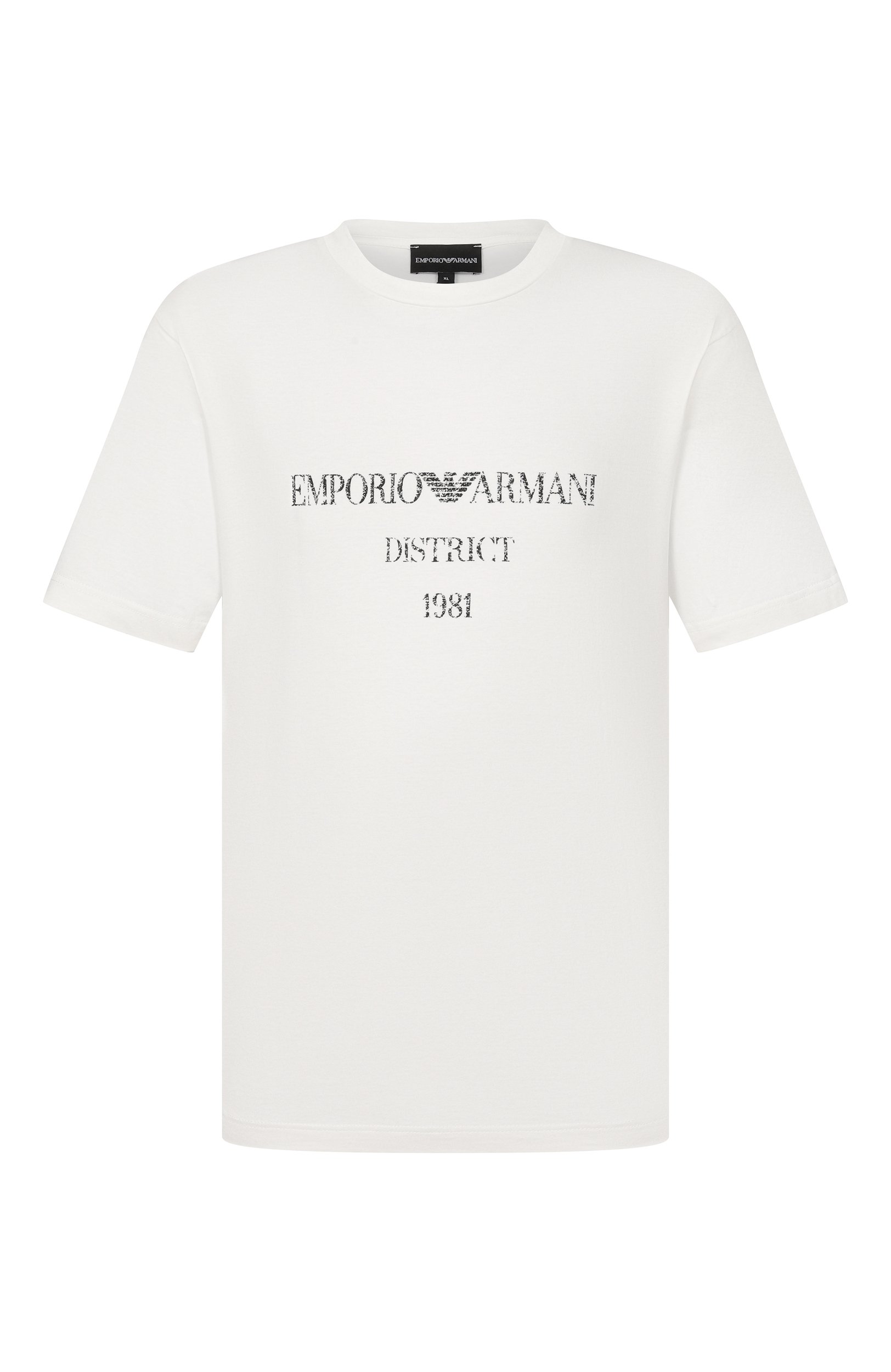 Хлопковая футболка EMPORIO ARMANI, арт. EM007283/AF29523, фото 1