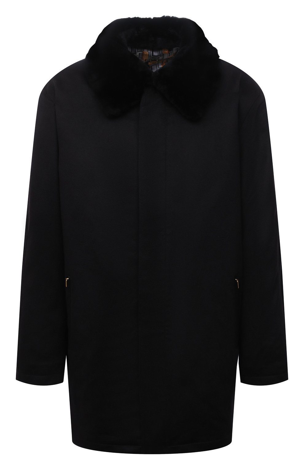 Кашемировое пальто с воротником из бобра ZILLI, арт. MAW-TIMBU-03001/0003/66-68, фото 1