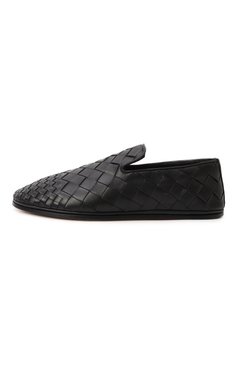 Мужские кожаные слиперы sunday BOTTEGA VENETA черного цвета, арт. 819500/V55V0 | Фото 4 (Материал внутренний: Натуральная кожа; Нос: Не проставлено; Материал внешний: Натуральная кожа; Материал сплава: Проставлено; Стили: Кэжуэл)