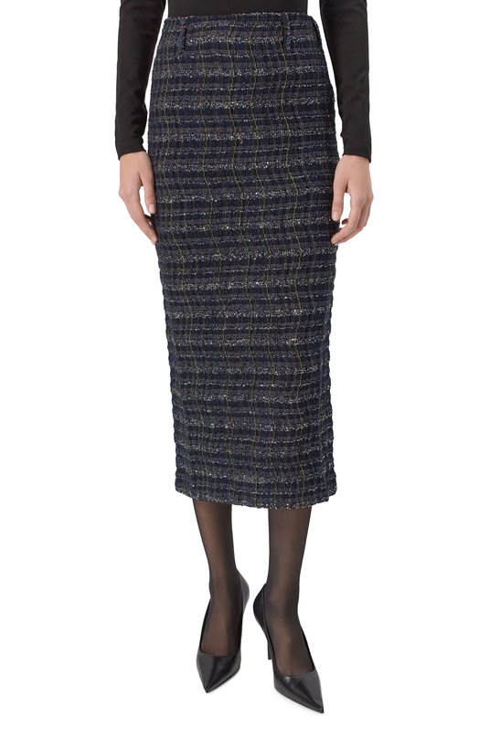 Юбка из вискозы и шерсти Missoni DS25WH12/BC005W Синий  DS25WH12/BC005W Фото 3