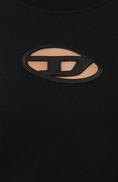 Свитшот DIESEL черного цвета по цене 20650 руб., арт. A09931/0GRAC, фото 5 Свитшот DIESEL, арт. A09931/0GRAC, фото 5