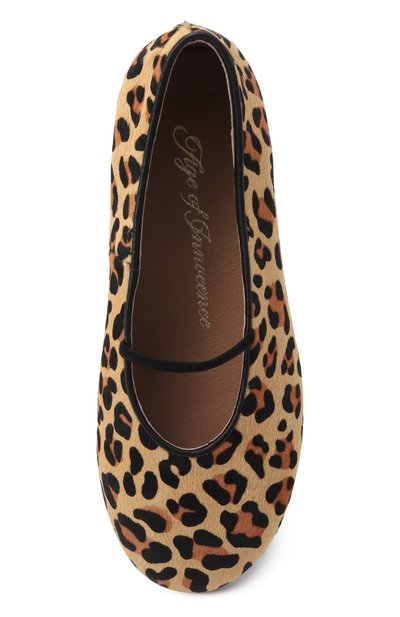 Кожаные балетки daphne AGE OF INNOCENCE, арт. 000483/DAPHNE ANIMAL PRINT/32, фото 4
