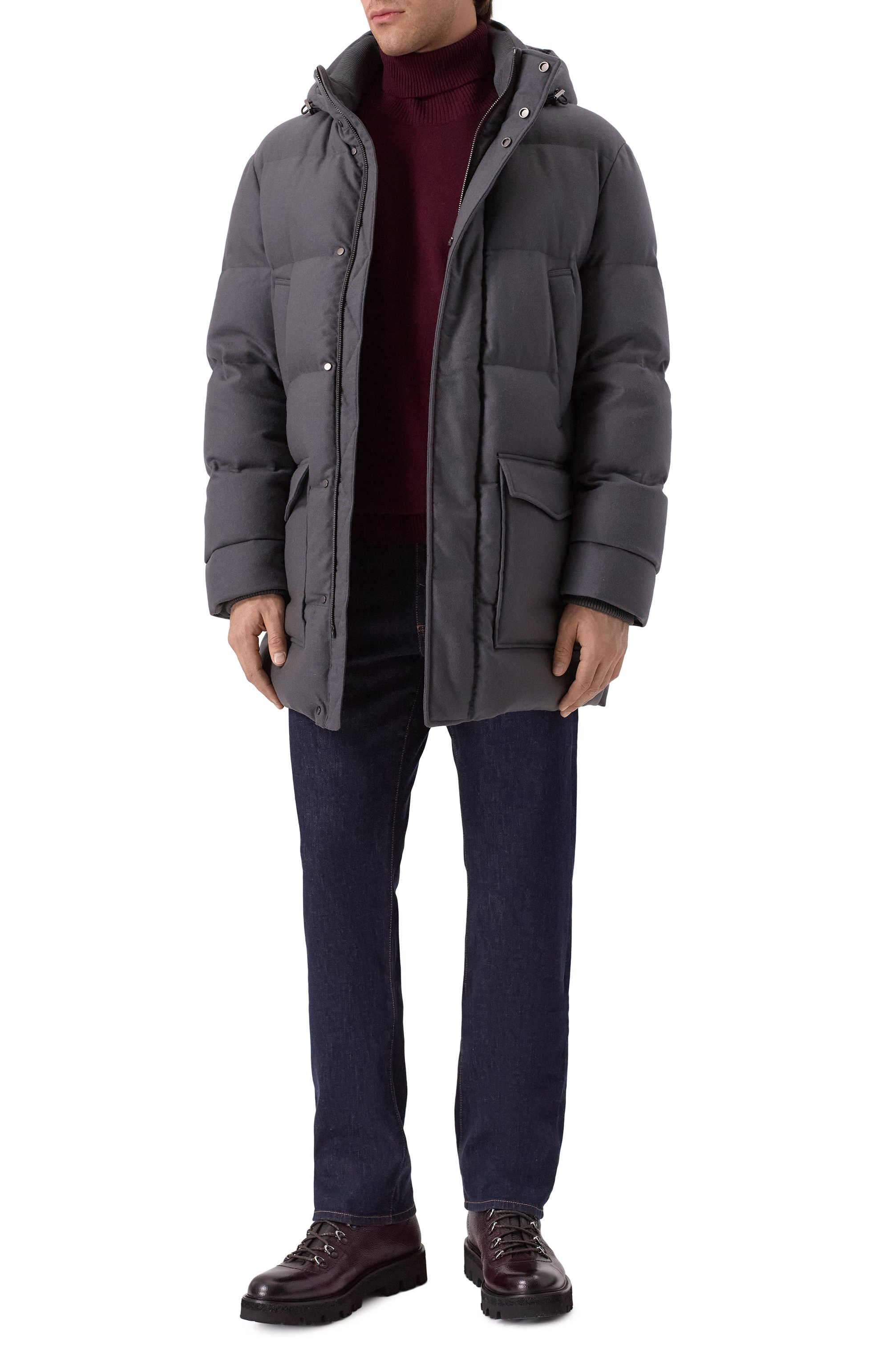 Пуховик из кашемира и шелка MVST, арт. M25.1MM.0012, фото 2