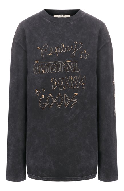 Женская хлопковый лонгслив REPLAY, арт. W3450A.000.23940LM