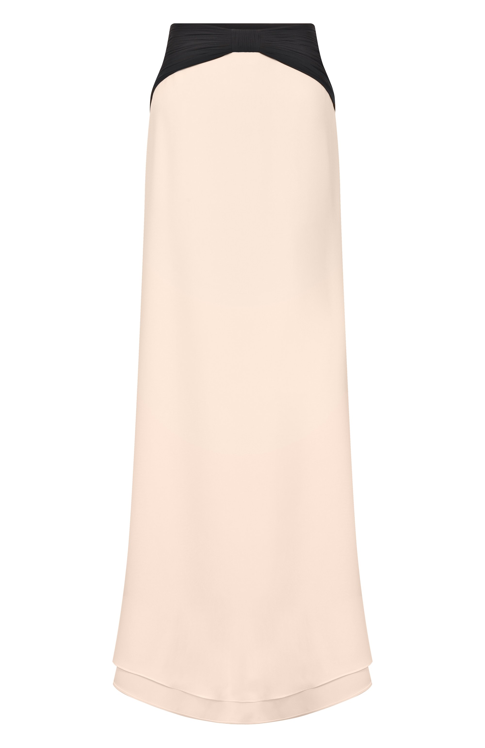 Шелковая юбка VALENTINO кремового цвета по цене 499500 руб., арт. 8B0RAF15/1MM, фото 1 Шелковая юбка VALENTINO, арт. 8B0RAF15/1MM, фото 1