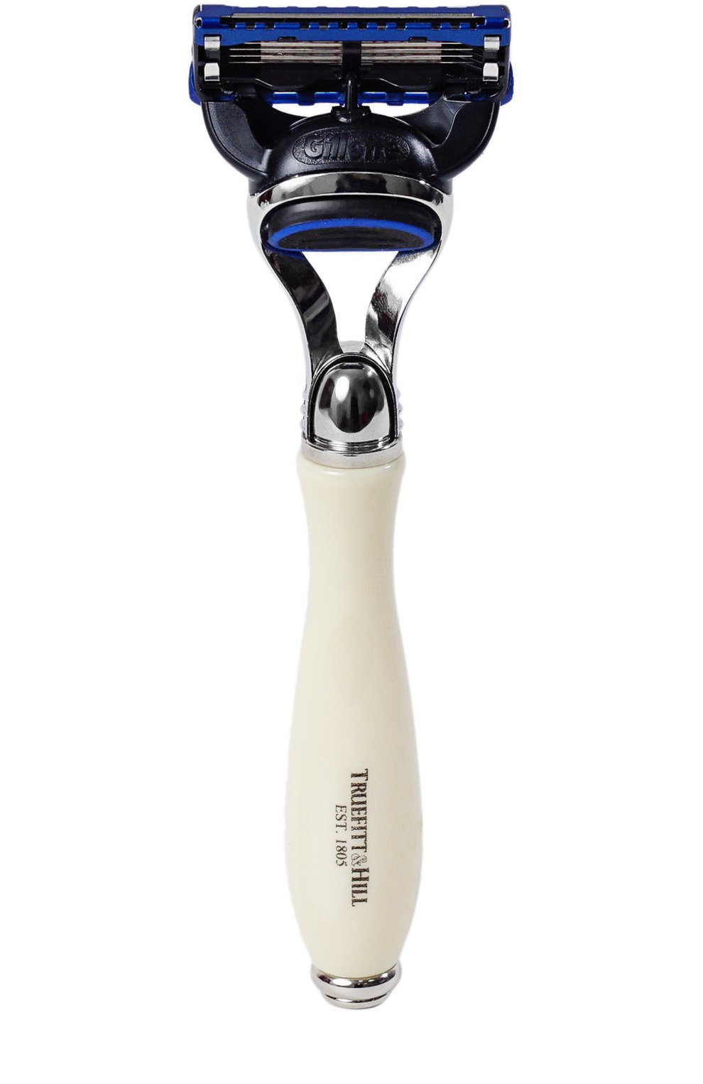 Станок для бритья fusion слоновая кость с хромом wellington TRUEFITT AND HILL бесцветного цвета по цене 42200 руб., арт. 264, фото 1 Станок для бритья fusion слоновая кость с хромом wellington TRUEFITT AND HILL, арт. 264, фото 1