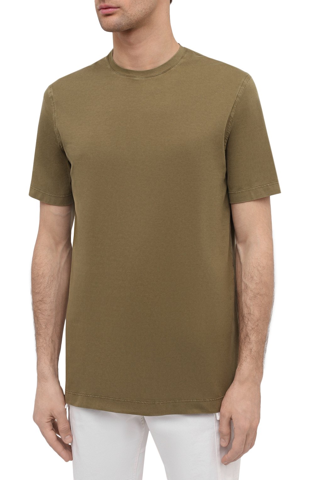 Хлопковая футболка ZILLI SPORT, арт. MFU-13075-447782/0020, фото 3