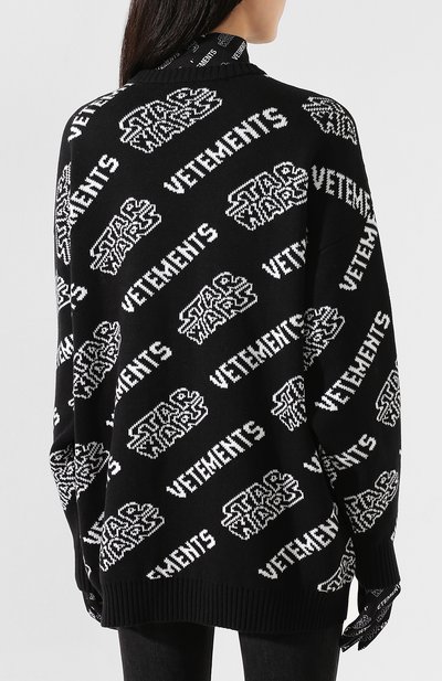 Хлопковый свитер star wars x vetements VETEMENTS, арт. USW21KN029 1003/W, фото 4