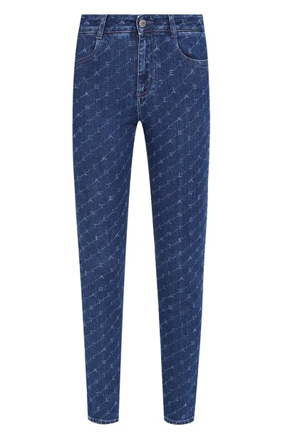 Женские джинсы с логотипом бренда STELLA MCCARTNEY, арт. 391883/SMH40