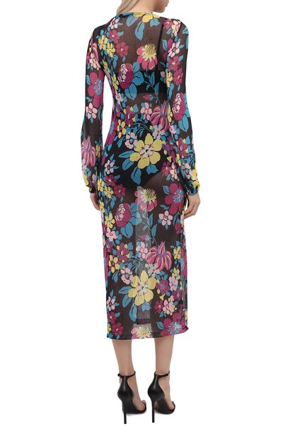 Платье из вискозы SAINT LAURENT, арт. 659003/Y75BI, фото 4