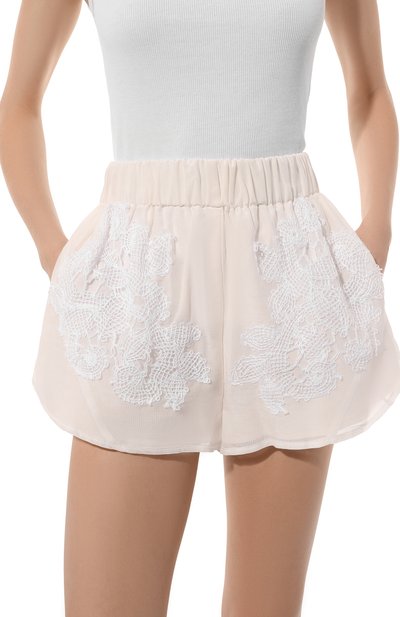 Шорты из хлопка и шелка LILA EUGENIE, арт. 2527, фото 5