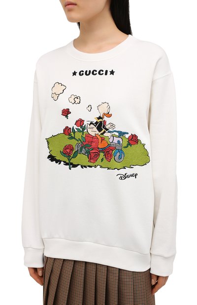 Хлопковый свитшот disney x gucci GUCCI, арт. 617964/XJDA7, фото 3