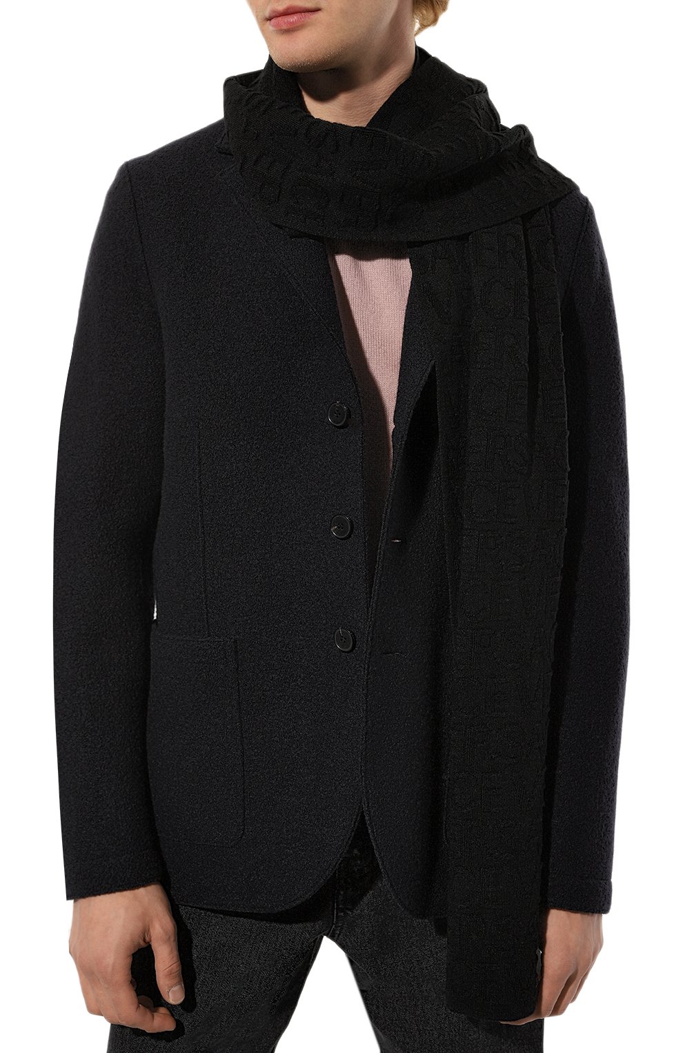 Шерстяной шарф VERSACE, арт. 1010797/1A07613, фото 2