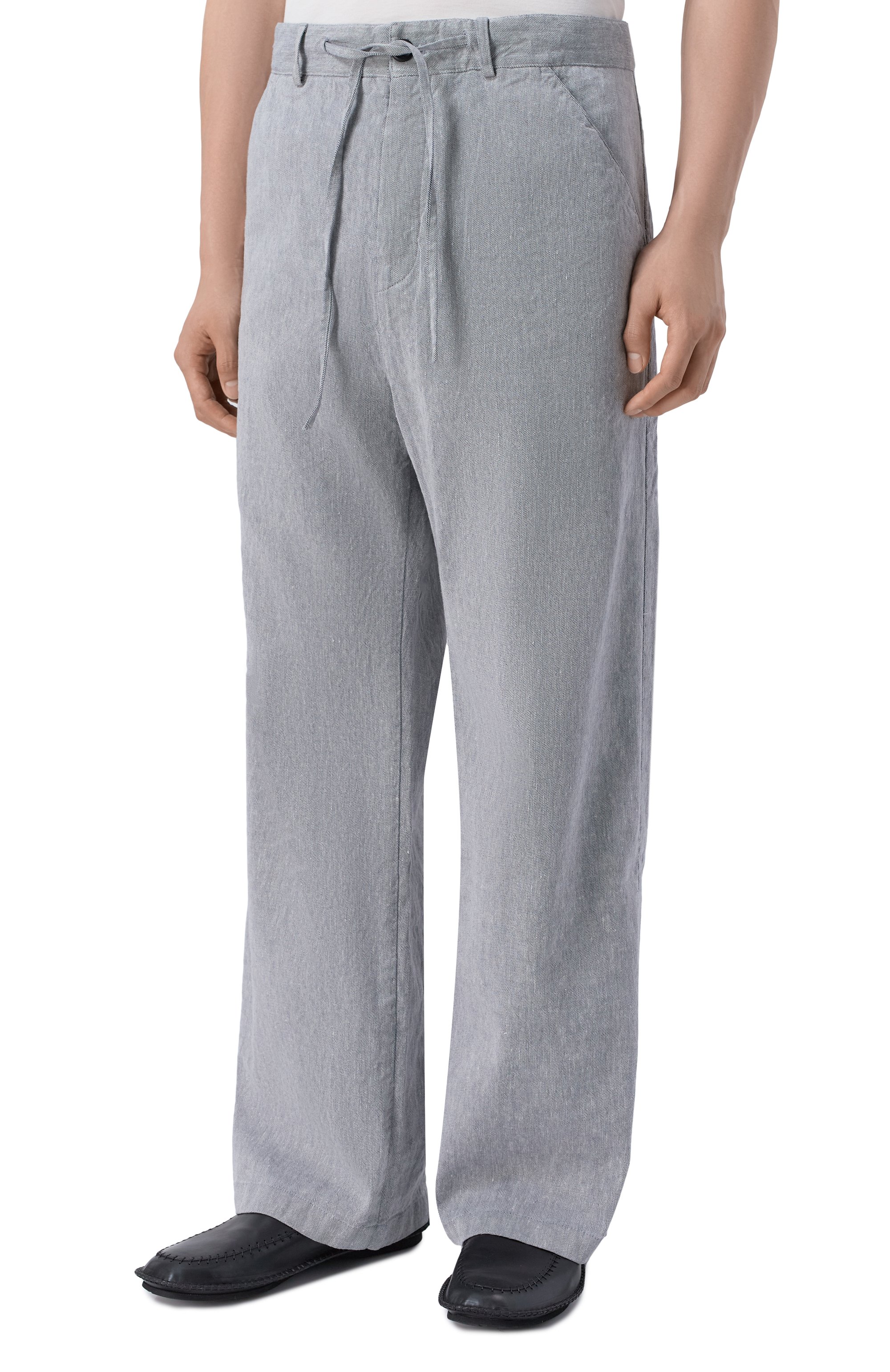 Брюки изо льна и хлопка HANNES ROETHER, арт. BA21LLAK.6073, фото 3