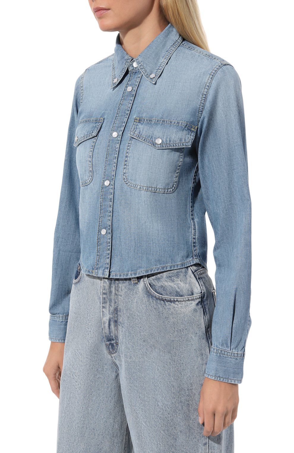 Джинсовая рубашка PINKO, арт. 100201/A0FP, фото 3