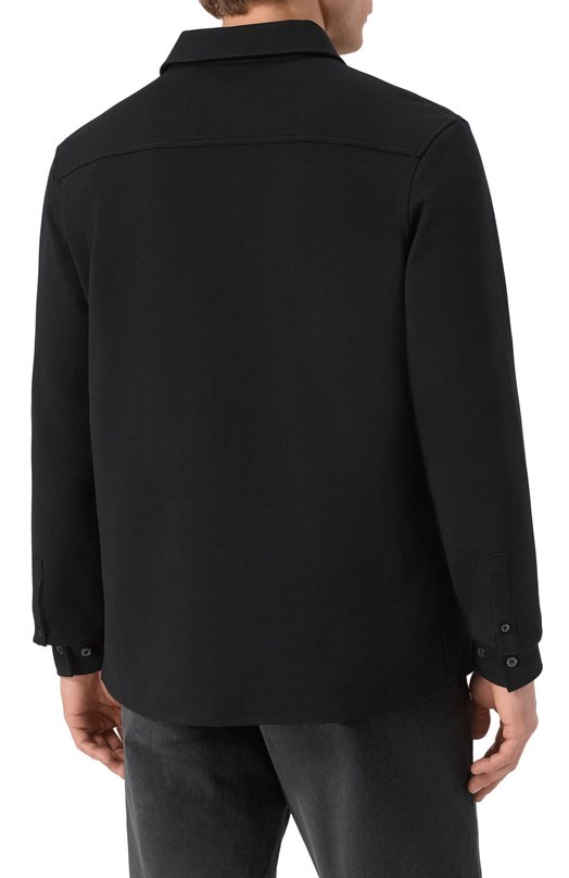 Хлопковая рубашка Bogner 58171046 Чёрный  58171046 Фото 4