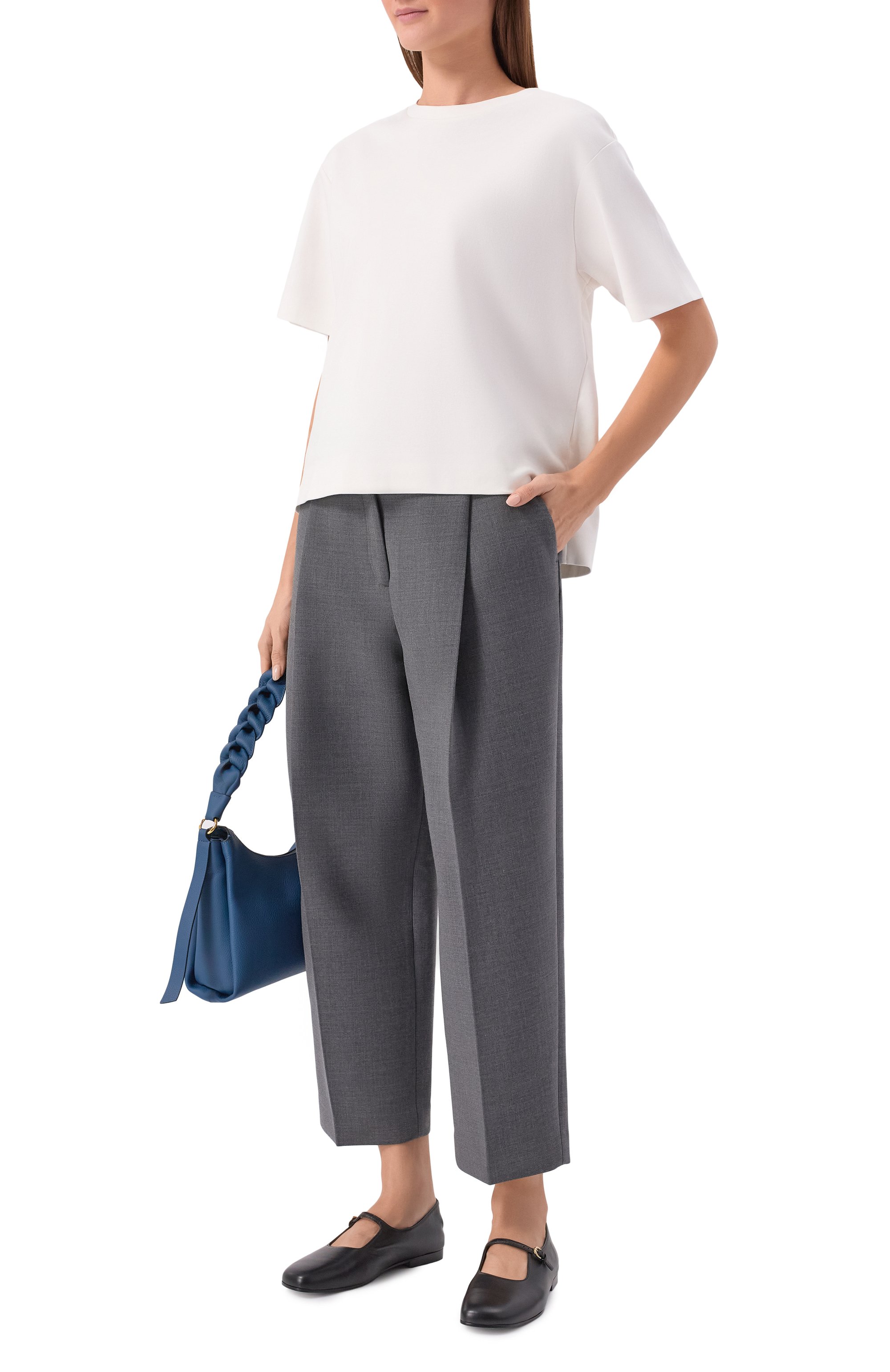 Хлопковая футболка WEEKEND MAX MARA белого цвета по цене 11550 руб., арт. WKDMULTID, фото 2 Хлопковая футболка WEEKEND MAX MARA, арт. WKDMULTID, фото 2