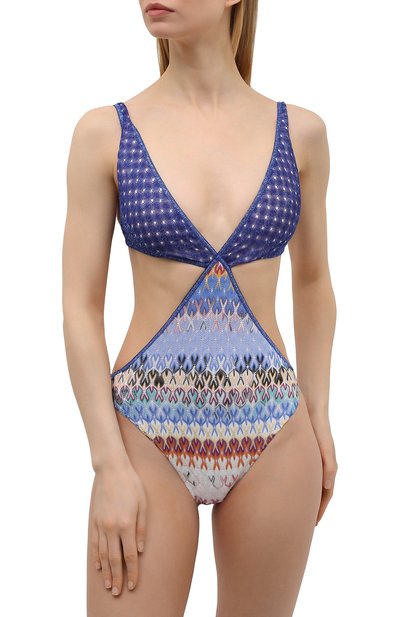 Слитный купальник MISSONI разноцветного цвета по цене 45150 руб., арт. MMP00092/BR00E3, фото 2 Слитный купальник MISSONI, арт. MMP00092/BR00E3, фото 2
