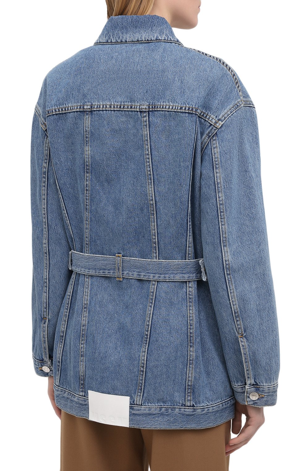 Джинсовая куртка MSGM, арт. 3041MDH45L 217280, фото 4