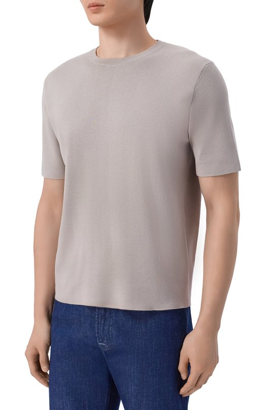 Джемпер из шелка и хлопка MVST M26.2PM.K114/Y201 Бежевый  M26.2PM.K114/Y201 Фото 3