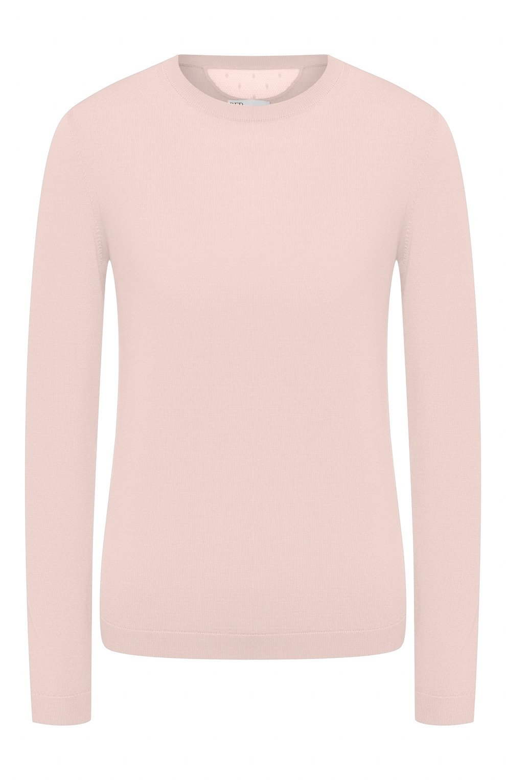 Пуловер из смеси шерсти и шелка REDVALENTINO розового цвета по цене 48400 руб., арт. TR3KC04L/4A7, фото 1 Пуловер из смеси шерсти и шелка REDVALENTINO, арт. TR3KC04L/4A7, фото 1